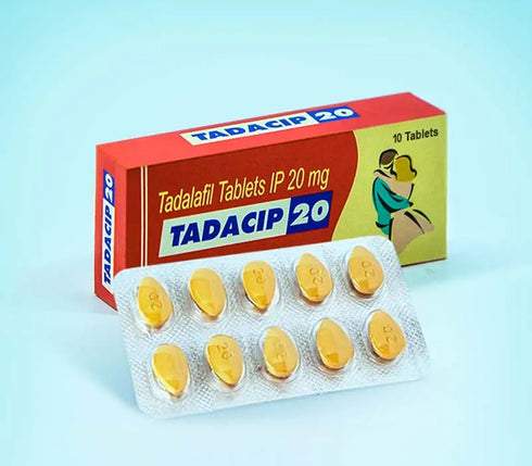Tadacip 20 - 10 pastile pentru erectie cu efect minim 36 ore, asemanator Cialis