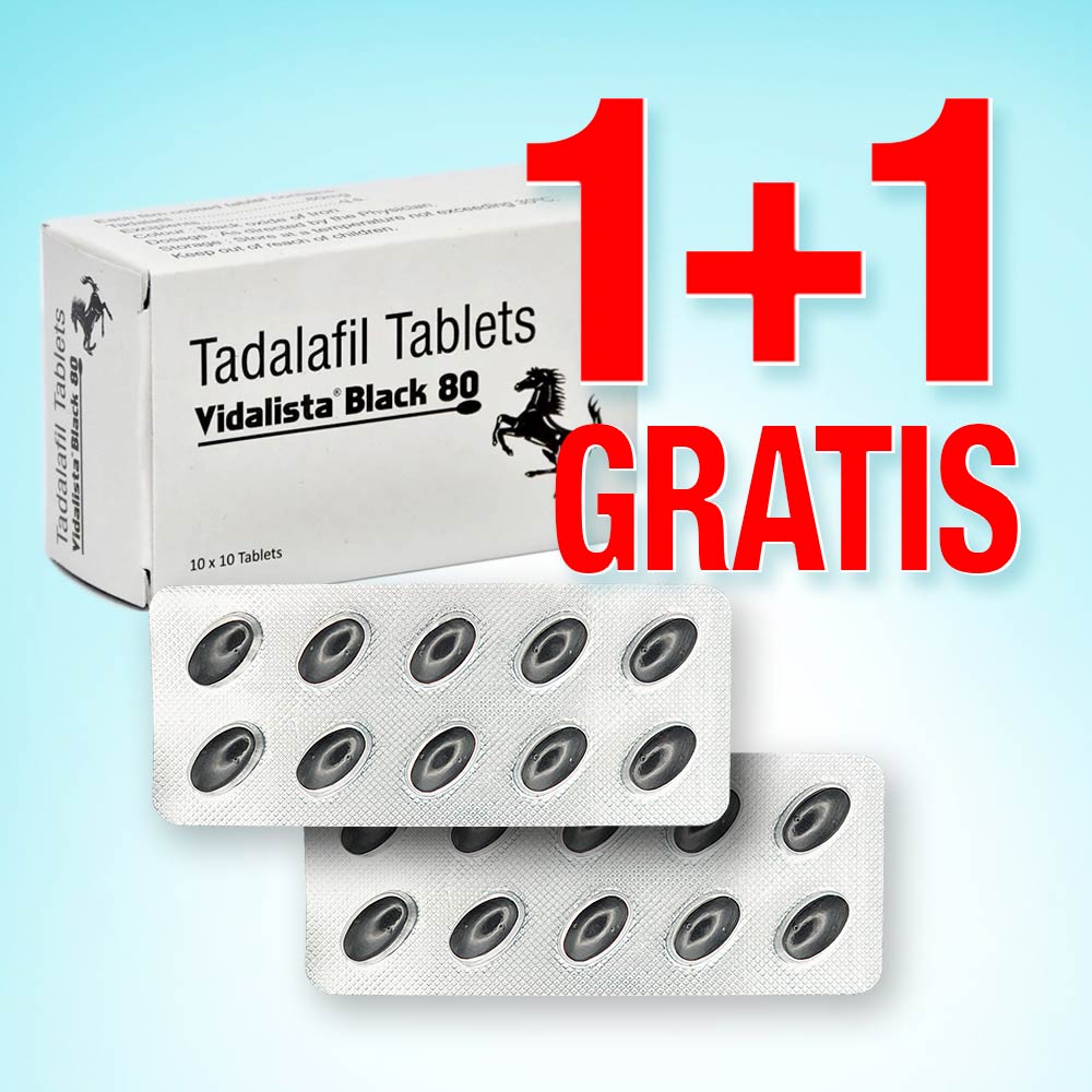 OFERTA VIDALISTA 80 BLACK 1+1 GRATIS