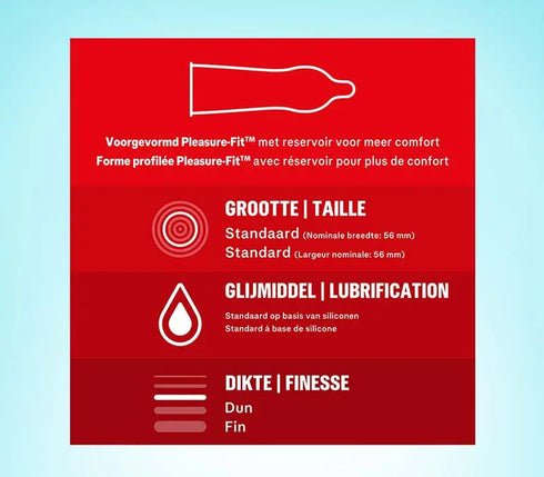 Prezervative Durex Thin Feel Extra Lube - cutie 10 prezervative 10 prezervative