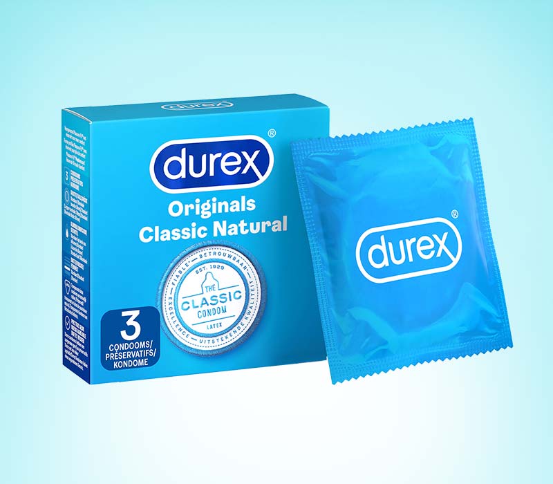 Prezervative Durex Originals Classic Natural - cutie 3 prezervative