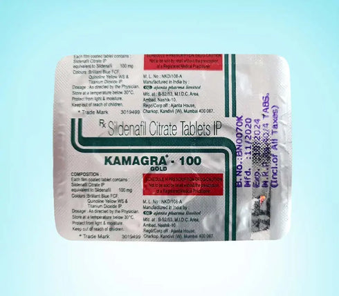 KAMAGRA 100 GOLD 4 comprimate