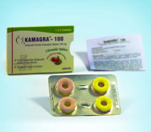 Kamagra de mestecat - drajeuri aromate cu efect de stimulare a erectiei