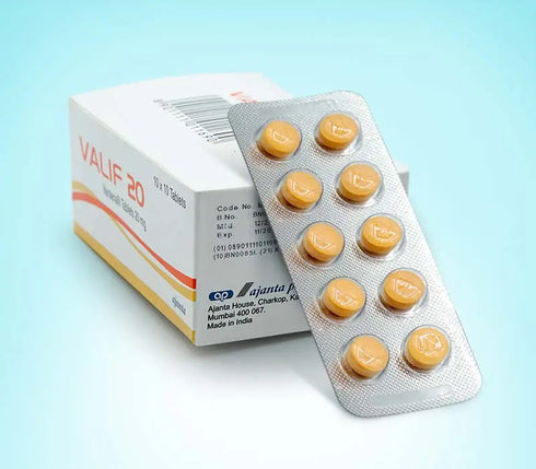 Valif 20 - pastile pentru stimularea erectiilor de calitate superioara