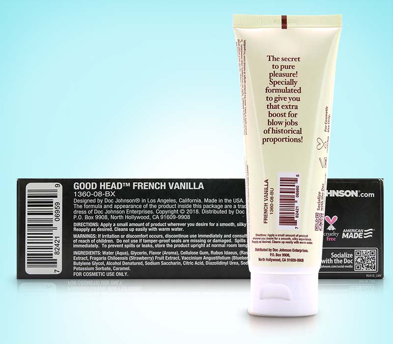 GoodHead Oral Gel (Vanilla) - gel pentru sex oral