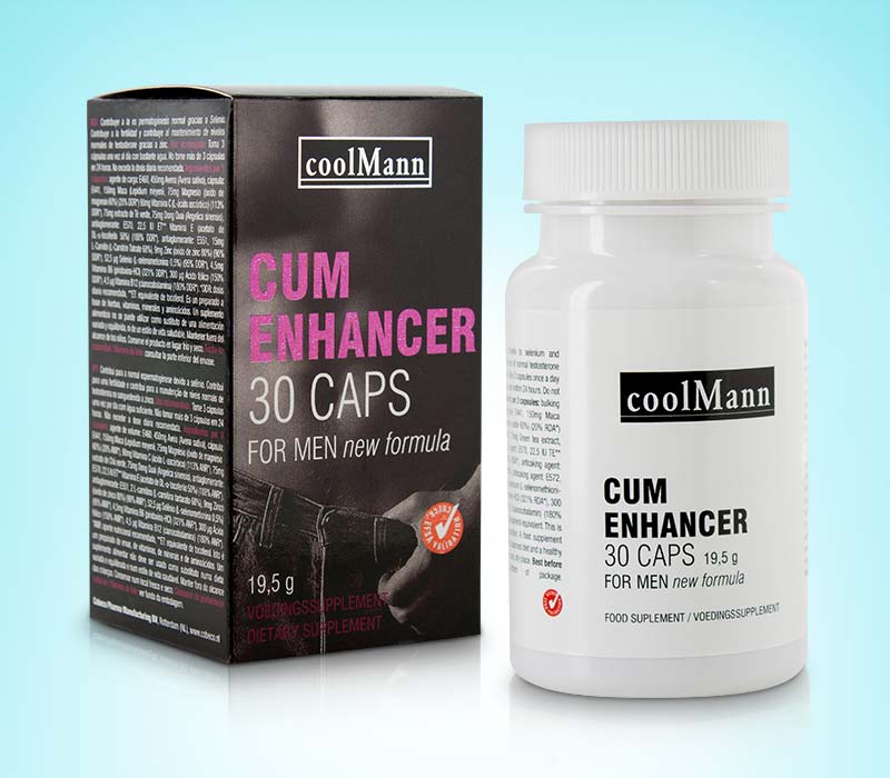 Coolmann Cum Enhancer - pentru ejaculare cu multa sperma si fertilitate masculina marita