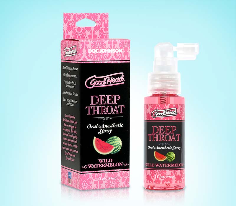 GoodHead 60ml - spray pentru sex oral adanc, aroma de pepene