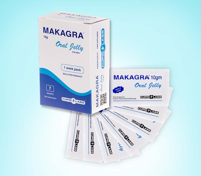 Makagra Oral Jelly - jeleu natural pentru stimularea erectiei