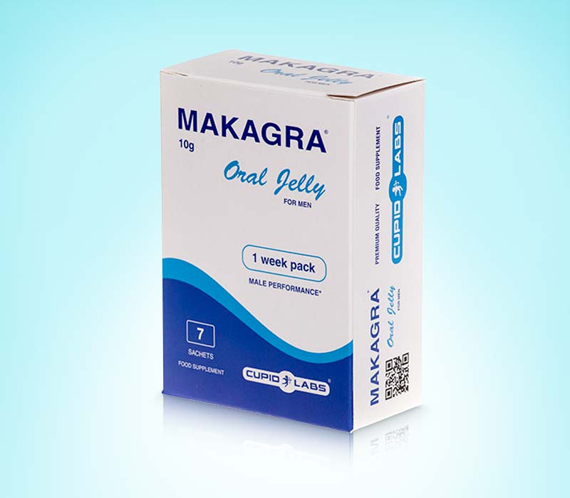 Makagra Oral Jelly - jeleu natural pentru stimularea rapida a erectiei