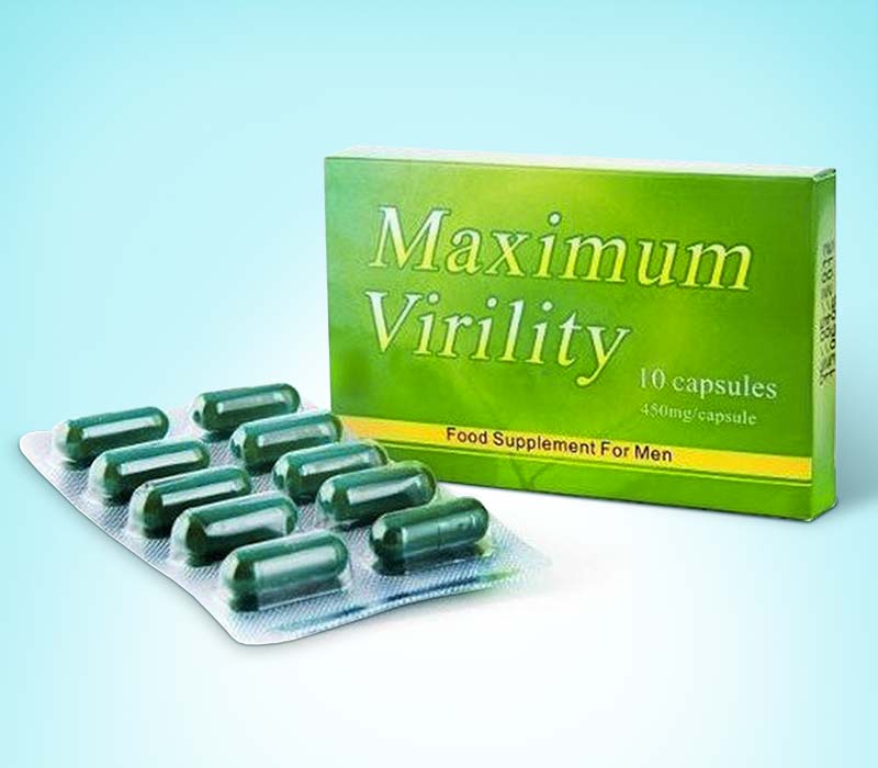 Maximum Virility, 10 capsule - capsule naturale pentru stimulare sexuala la barbati