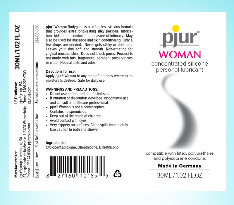 PJur Woman 30 ml - lubrifiant pentru sex destinat femeilor, pe baza de silicon