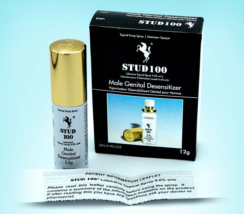 Stud 100 original, cu capac auriu - spray pentru intarzierea ejacularii