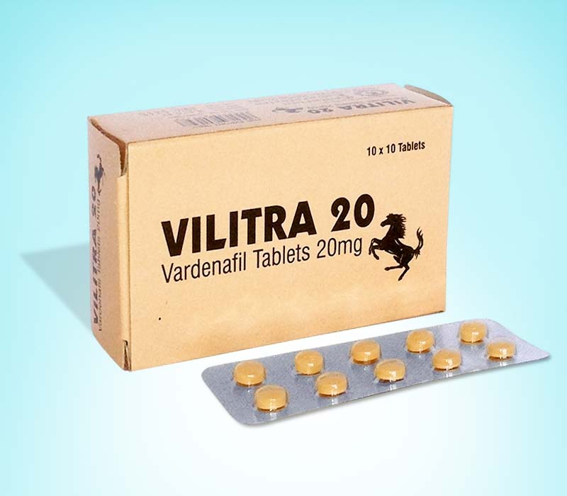 Vilitra 20 - pastile pentru erectie pe baza de vardenafil