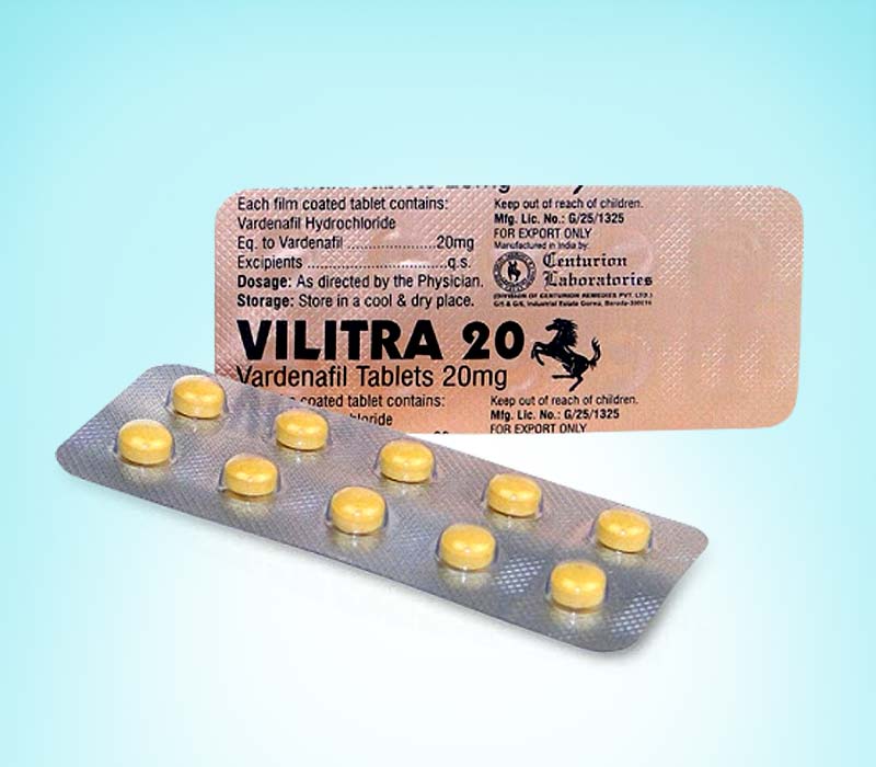 Vilitra 20 - pastile similare Levitra, pentru stimularea erectiei